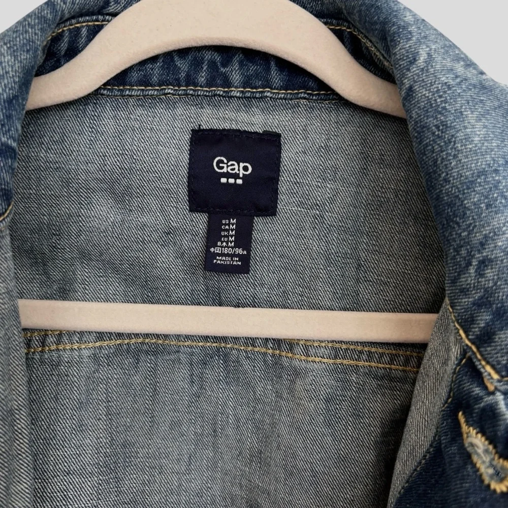 GAP 1969 Icon Blue Denim Classic Jean Jacket - Picture 3 of 11